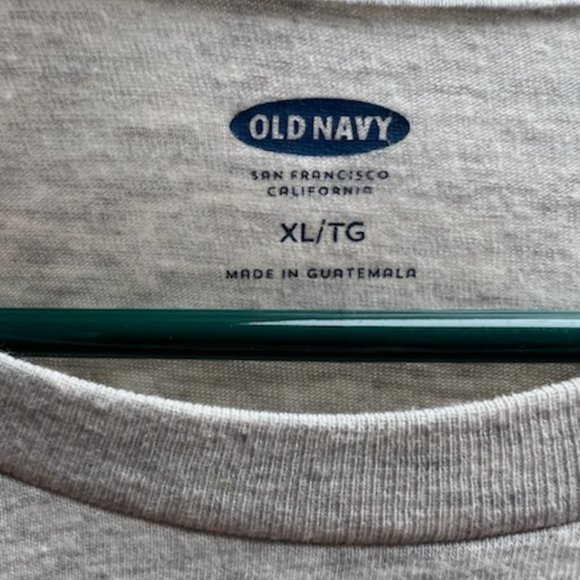 Old Navy heathered tan long sleeve shirt - Picture 4 of 4